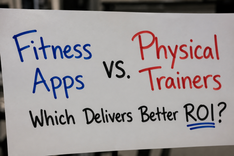 Fitness Apps vs. Physical Trainers: Which Delivers Better ROI?